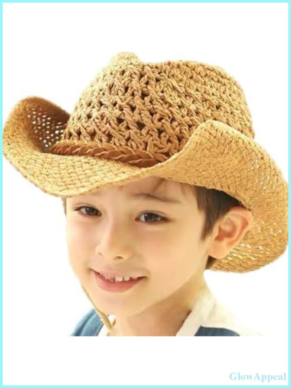 Straw Cowboy Sun Hat Women UPF 50+ Shapeable Wide Brim